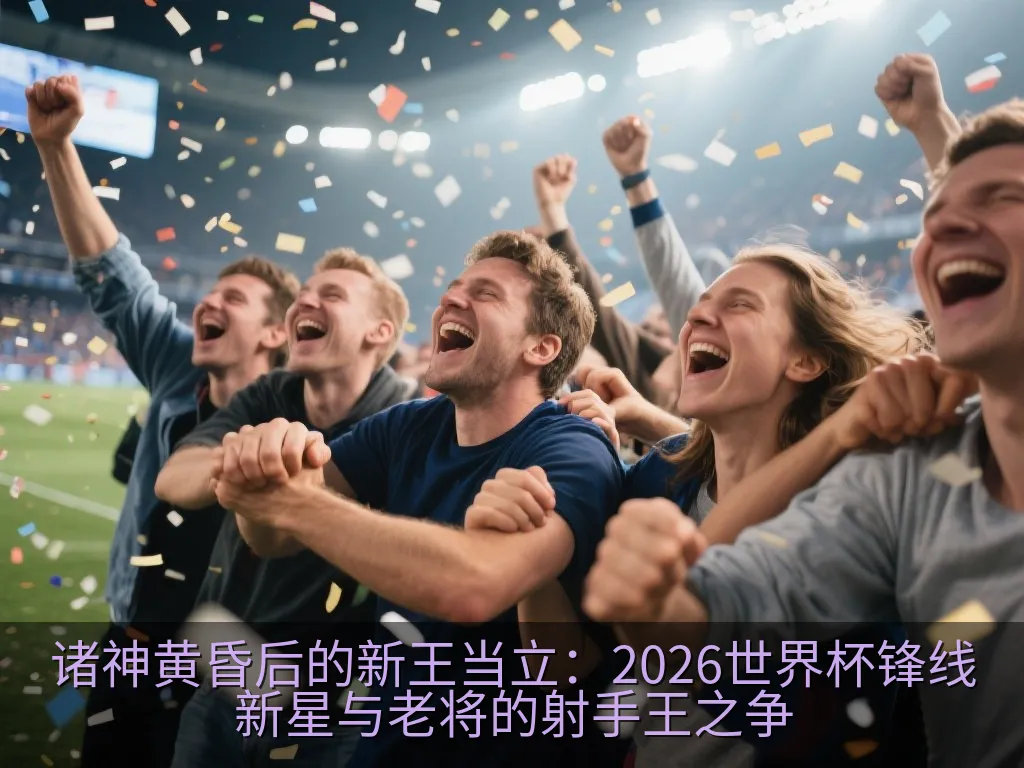 黄昏下的现代足球场,足球静静停在草坪上,预示着巅峰对决的到来